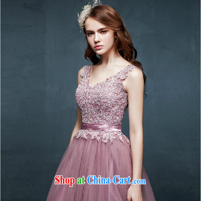 New 2015 spring and summer long dress shoulders marriages served toast diamond jewelry bridesmaid evening dress the yarn color will not do not switch so Balaam, and shopping on the Internet