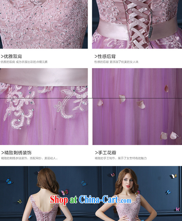 wedding dresses 2015 summer shoulders graphics slender dresses, bows show V collar gown light purple XXL pictures, price, brand platters! Elections are good character, the national distribution, so why buy now enjoy more preferential! Health