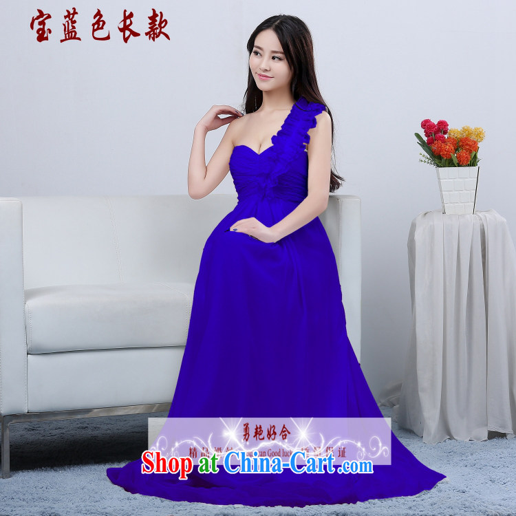 Yong-yan and bridesmaid wedding dress show toast serving the shoulder Evening Dress long bridal with 2015 new white long. size color is not final pictures, price, brand platters! Elections are good character, the national distribution, so why buy now enjoy more preferential! Health