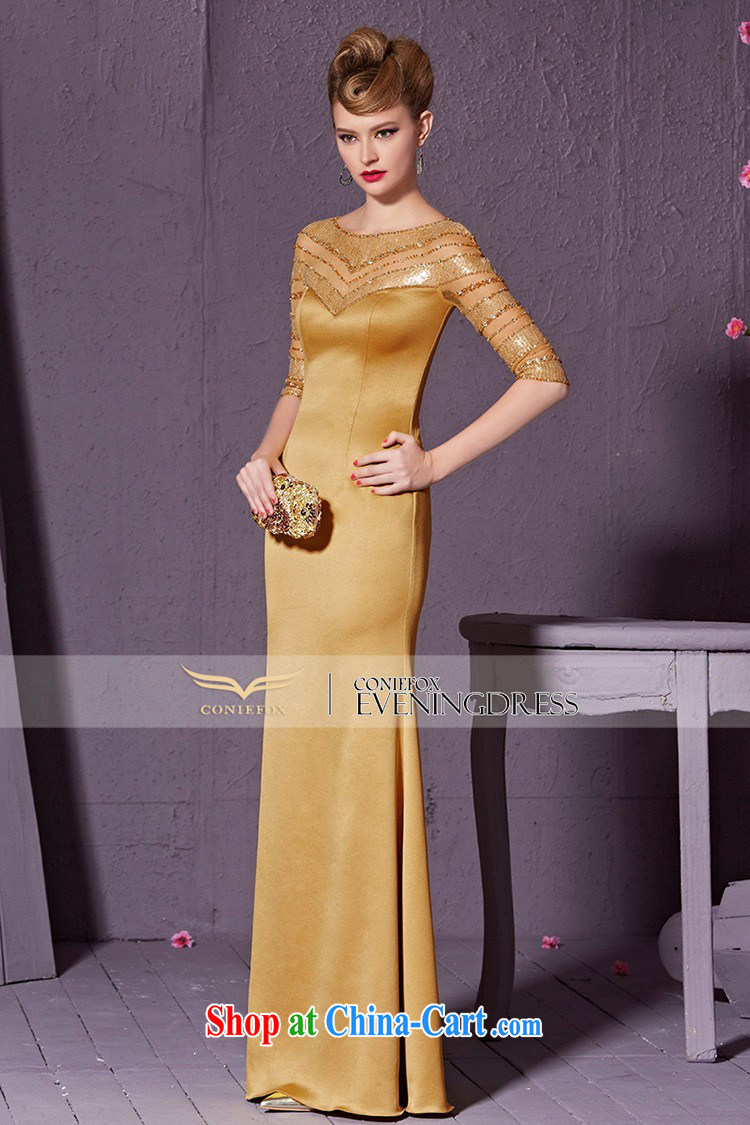 Creative Fox in gold cuff banquet dress beauty long marriages served toast hosted annual dress uniforms bridesmaid dress 30,915 gold XXL pictures, price, brand platters! Elections are good character, the national distribution, so why buy now enjoy more preferential! Health