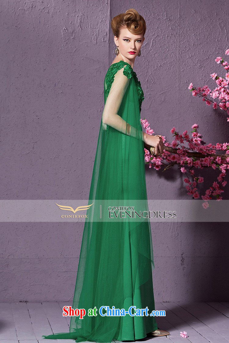 Creative Fox fashion shawl cuff banquet dress V cultivating for long service performed the annual dress bride wedding toast serving 30,919 green XXL pictures, price, brand platters! Elections are good character, the national distribution, so why buy now enjoy more preferential! Health