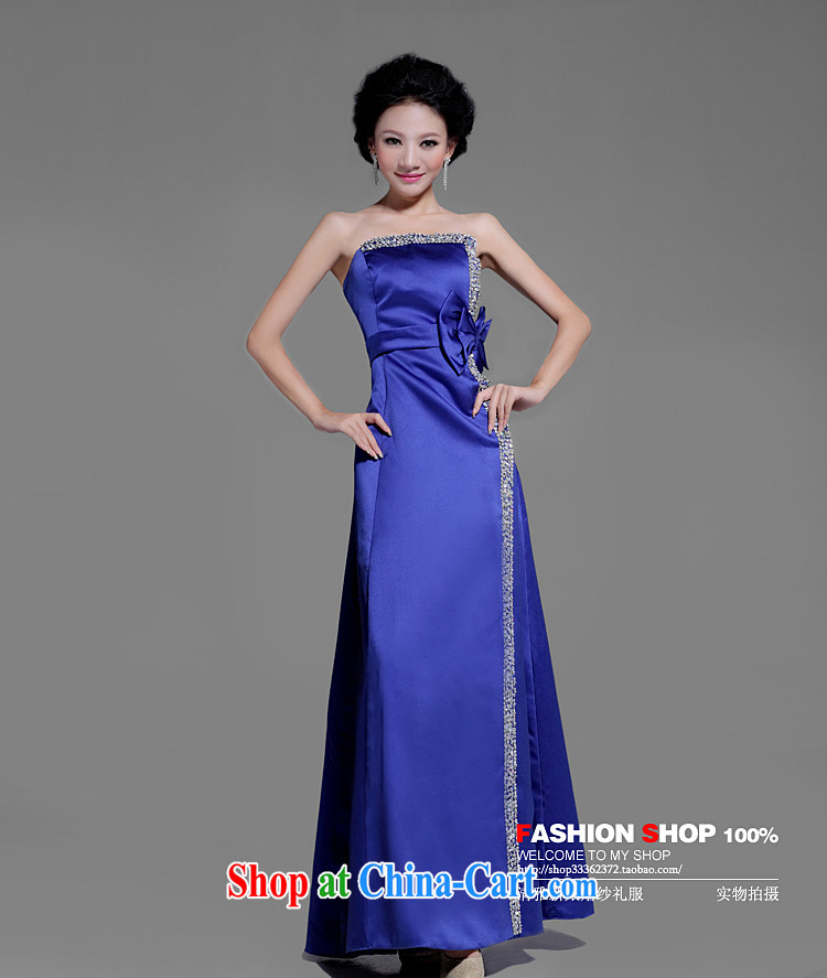 Korean luxury bridal wedding dress * blue towel chest Bow Tie dress * LS 207 bridal gown blue XL pictures, price, brand platters! Elections are good character, the national distribution, so why buy now enjoy more preferential! Health