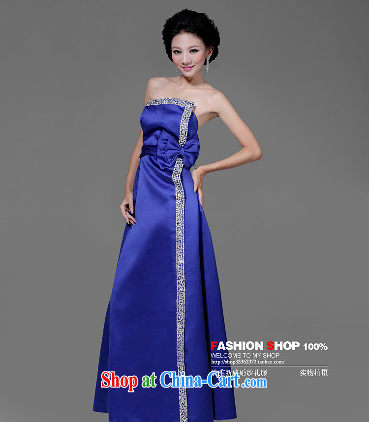Korean luxury bridal wedding dress * blue towel chest Bow Tie dress * LS 207 bridal gown blue XL pictures, price, brand platters! Elections are good character, the national distribution, so why buy now enjoy more preferential! Health