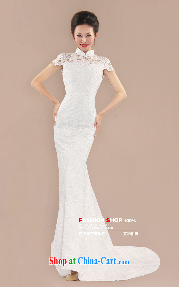 LACE wedding dresses Jimmy married arts 2015 New back exposed Korean version with tail LT 6052 bridal dress Openwork XL pictures, price, brand platters! Elections are good character, the national distribution, so why buy now enjoy more preferential! Health