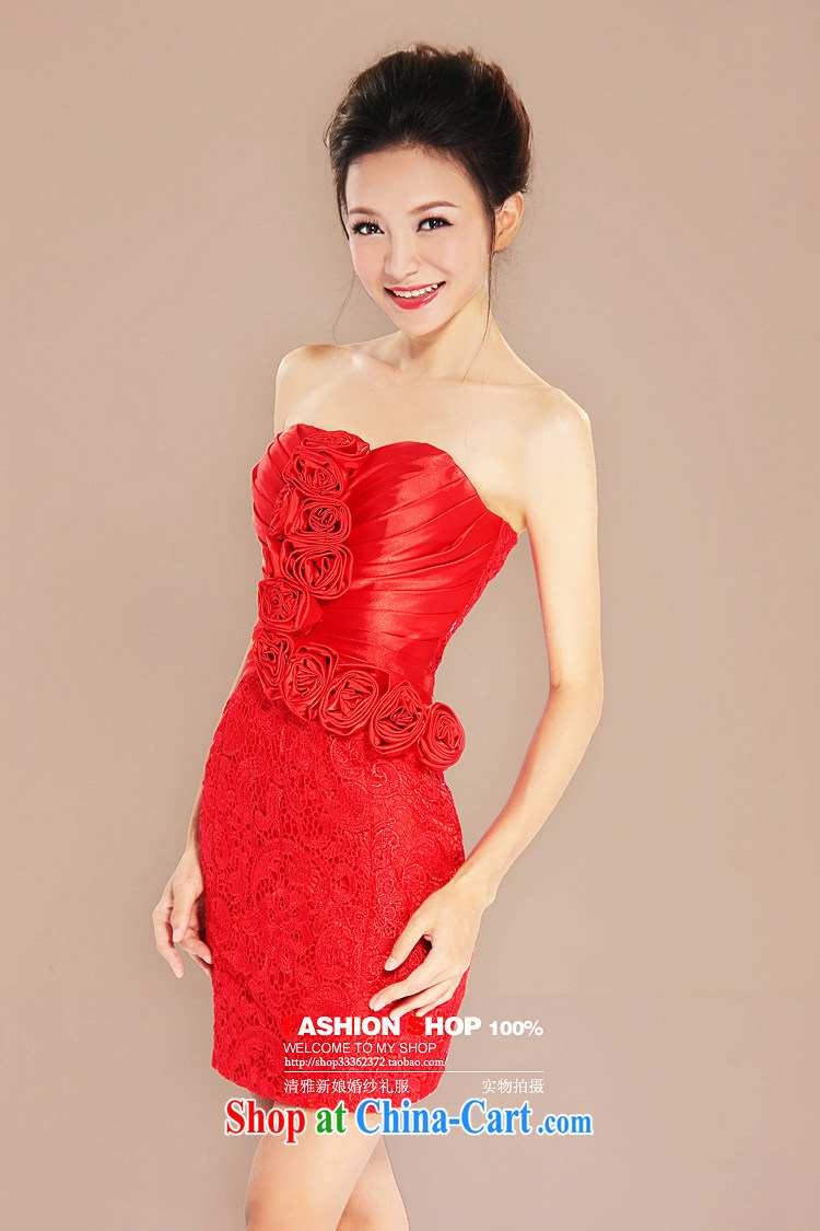 wedding dresses Jimmy married arts 2015 new erase chest red bridal dresses, short L 7060 bridal gown red XS pictures, price, brand platters! Elections are good character, the national distribution, so why buy now enjoy more preferential! Health