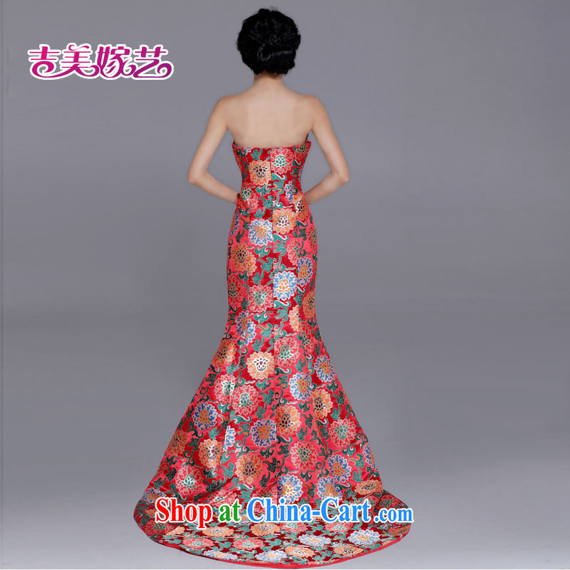 wedding dresses, marry us performing arts 2015 new erase chest robes trailing crowsfoot QP 6017 bridal cheongsam dress red XL, Jimmy married arts, shopping on the Internet