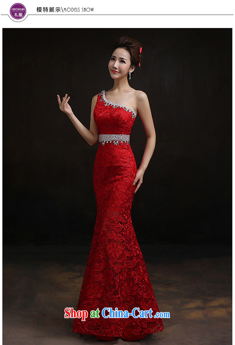 Energy, Philip Li lace Evening Dress 2015 new single shoulder-length, bridal wedding toast beauty service at Merlion dress summer champagne color tailored pictures, price, brand platters! Elections are good character, the national distribution, so why buy now enjoy more preferential! Health