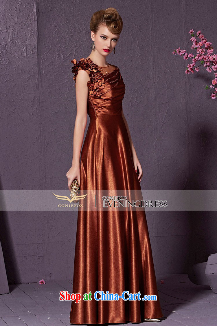Creative Fox marriages toast service banquet long bag shoulder beauty dress stylish flowers chaired annual dress evening dress dress dress 30,930 brown XL pictures, price, brand platters! Elections are good character, the national distribution, so why buy now enjoy more preferential! Health