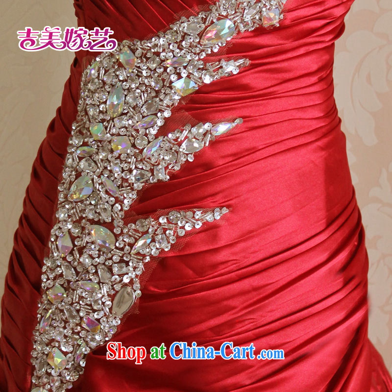 2015 new Jimmy married arts wedding wine red dress short dress L 634 bridal gown red L, Jimmy married arts, shopping on the Internet