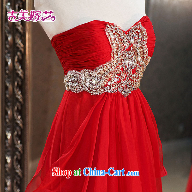 wedding dresses, marry us performing arts 2015 new dual-shoulder Korean diamond tail LT 981 bridal gown red 6 #, Jimmy married arts, shopping on the Internet