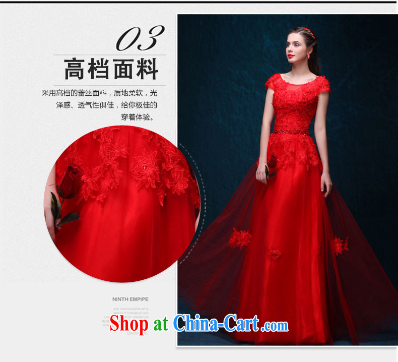 Bridal 2015 spring and summer new long serving toast dress the Field shoulder lace bows serving red long marriage back door dress show banquet dress red made 7 Day Shipping do not return not-for-pictures, price, brand platters! Elections are good character, the national distribution, so why buy now enjoy more preferential! Health