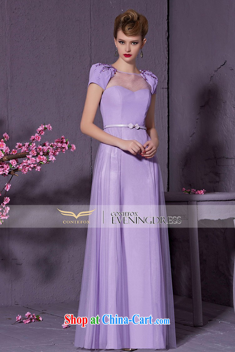 Creative Fox purple elegant double-shoulder bridal wedding dress dress evening dress uniform toast cultivating long chair, dress uniforms long skirt 30,950 light purple XXL pictures, price, brand platters! Elections are good character, the national distribution, so why buy now enjoy more preferential! Health