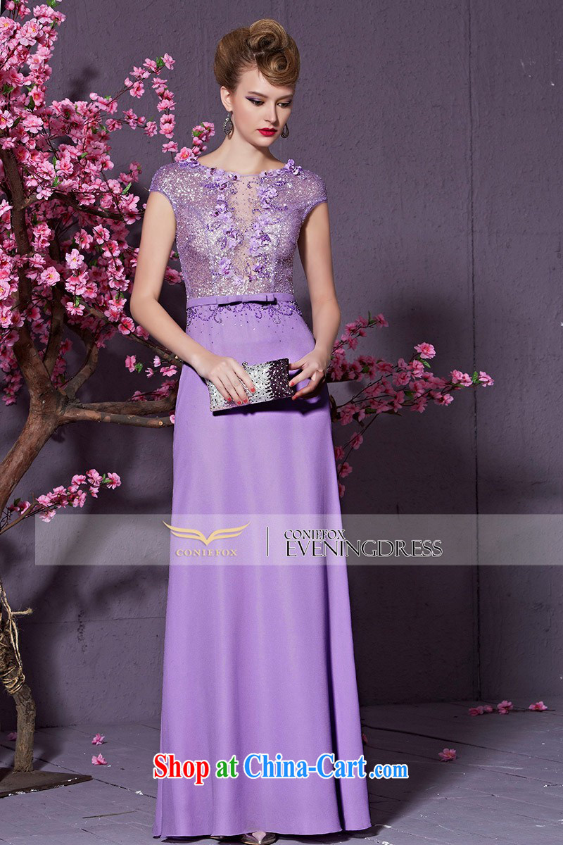 Creative Fox purple elegant parquet drill banquet dress stylish double-shoulder-length, Evening Dress toast Service Bridal wedding dress the dress long skirt 30,953 light purple XXL pictures, price, brand platters! Elections are good character, the national distribution, so why buy now enjoy more preferential! Health
