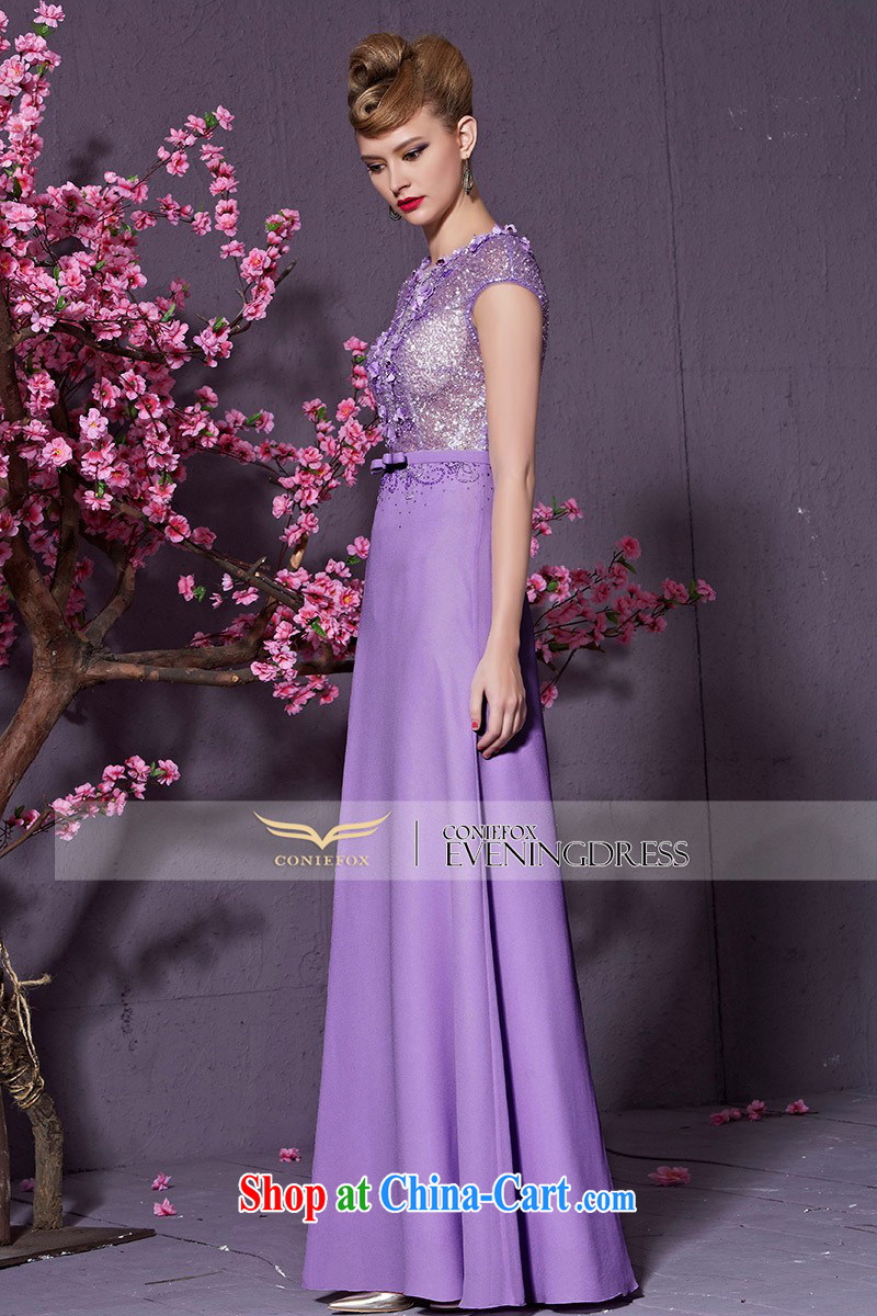 Creative Fox purple elegant parquet drill banquet dress stylish double-shoulder-length, Evening Dress toast Service Bridal wedding dress the dress long skirt 30,953 light purple XXL pictures, price, brand platters! Elections are good character, the national distribution, so why buy now enjoy more preferential! Health