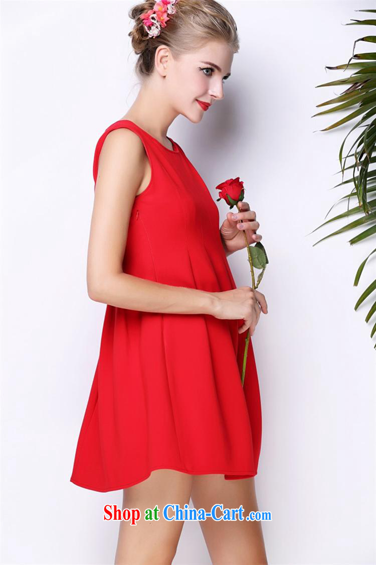 With vPro heartrendingly dress 2015 dress dress sleeveless vest the hem dresses red dress 3066 red XXL pictures, price, brand platters! Elections are good character, the national distribution, so why buy now enjoy more preferential! Health