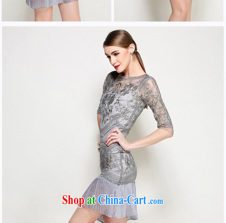 With vPro heartrendingly dress autumn 2015 new products, Lace Embroidery Web yarn 100 hem crowsfoot package and evening dress 3096 blue XXXL pictures, price, brand platters! Elections are good character, the national distribution, so why buy now enjoy more preferential! Health
