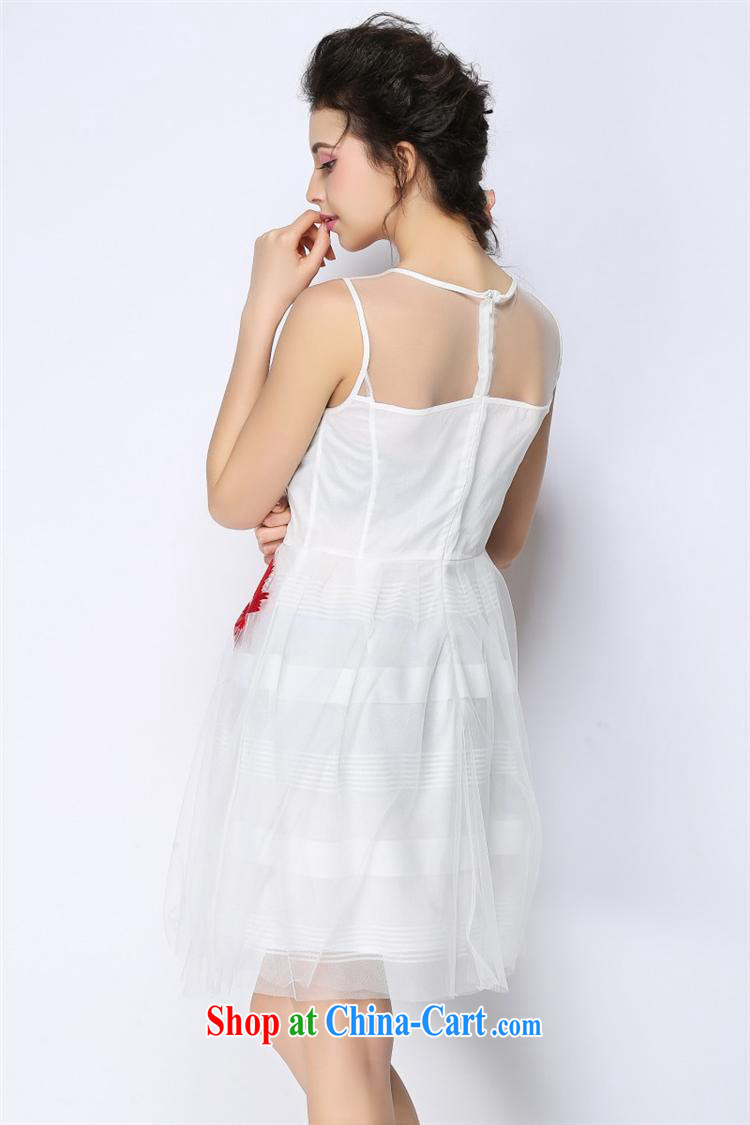 With vPro heartrendingly dress Web yarn embroidery dress bamboo embroidered vest small dress 3803 white XL pictures, price, brand platters! Elections are good character, the national distribution, so why buy now enjoy more preferential! Health