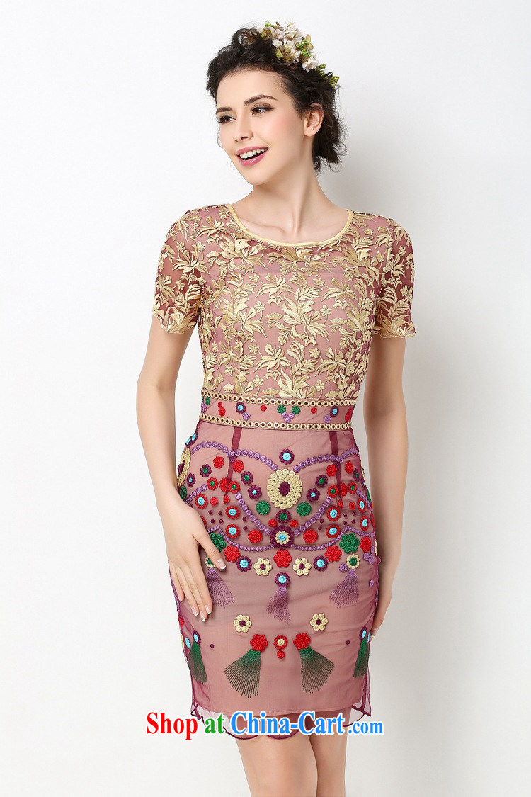With vPro heartrendingly dress, elegant evening dress and Lace Embroidery short-sleeved gown 8001 Map Color XXL pictures, price, brand platters! Elections are good character, the national distribution, so why buy now enjoy more preferential! Health