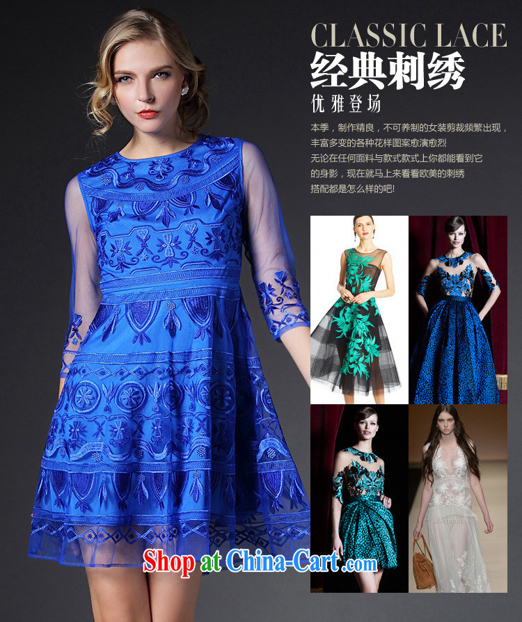 With vPro heartrendingly Ms. dress with 7 cuff elegant dress and embroidery Web yarn short skirt Evening Dress 8030 green XL pictures, price, brand platters! Elections are good character, the national distribution, so why buy now enjoy more preferential! Health