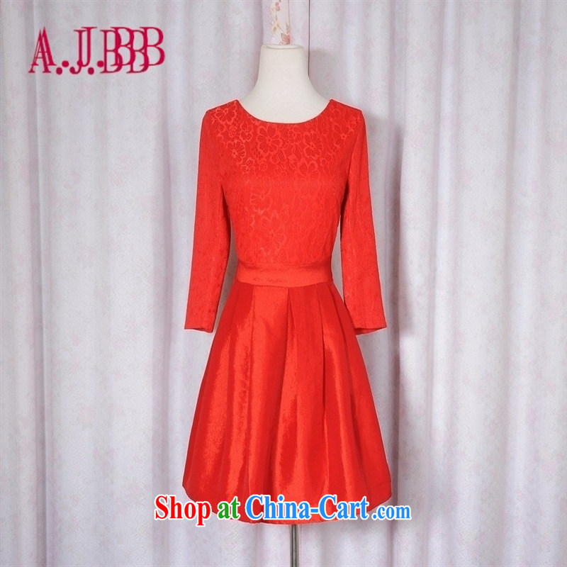 With vPro heartrendingly dress 2015 new dress red sleeveless shaggy dress wedding dresses toast 008 red L, A . J . BB, shopping on the Internet