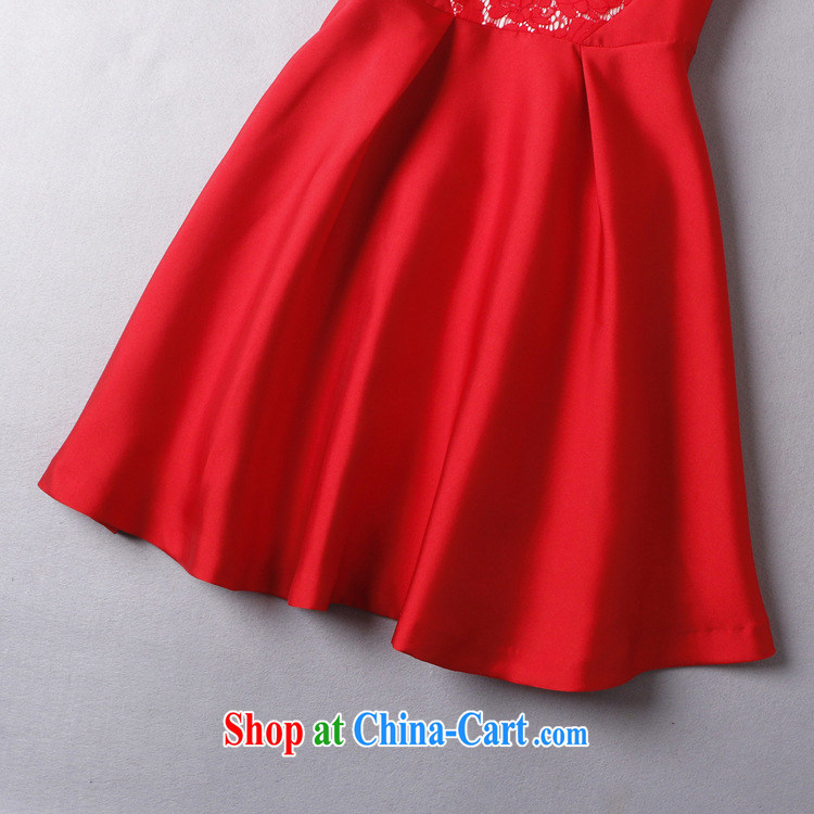 With vPro heartrendingly dress 2015 new lace Openwork beauty red dress dress uniform toasting back door service dress C 03 red L pictures, price, brand platters! Elections are good character, the national distribution, so why buy now enjoy more preferential! Health