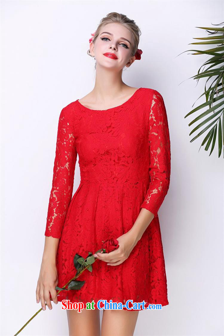 With vPro heartrendingly dress 2015 red bridal toast dress 7 cuff style beauty back door service lace skirt 3092 red XL pictures, price, brand platters! Elections are good character, the national distribution, so why buy now enjoy more preferential! Health