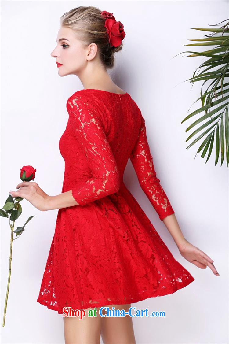 With vPro heartrendingly dress 2015 red bridal toast dress 7 cuff style beauty back door service lace skirt 3092 red XL pictures, price, brand platters! Elections are good character, the national distribution, so why buy now enjoy more preferential! Health