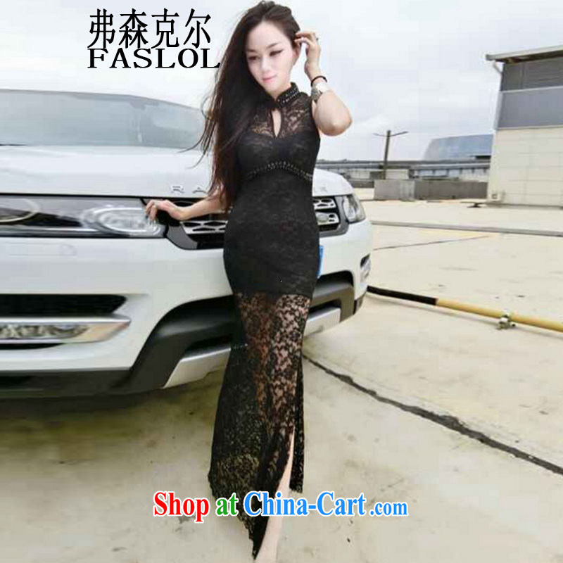 Frank, Michael the sense of my store Beauty Chest Openwork the Pearl River Delta (PRD lace the forklift truck dress long skirt package and dresses are white, silver, Michael (FASLOL), shopping on the Internet
