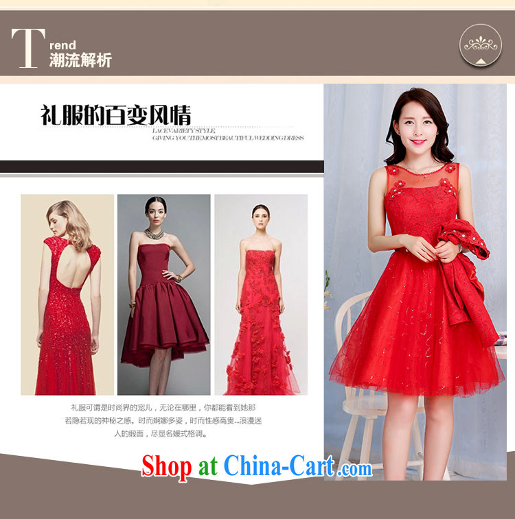 1003 TRIUMPHANTKS Women Fashion beauty marriage wedding short shawl dresses video thin bridal bridesmaid dress uniform toasting red XXXL pictures, price, brand platters! Elections are good character, the national distribution, so why buy now enjoy more preferential! Health