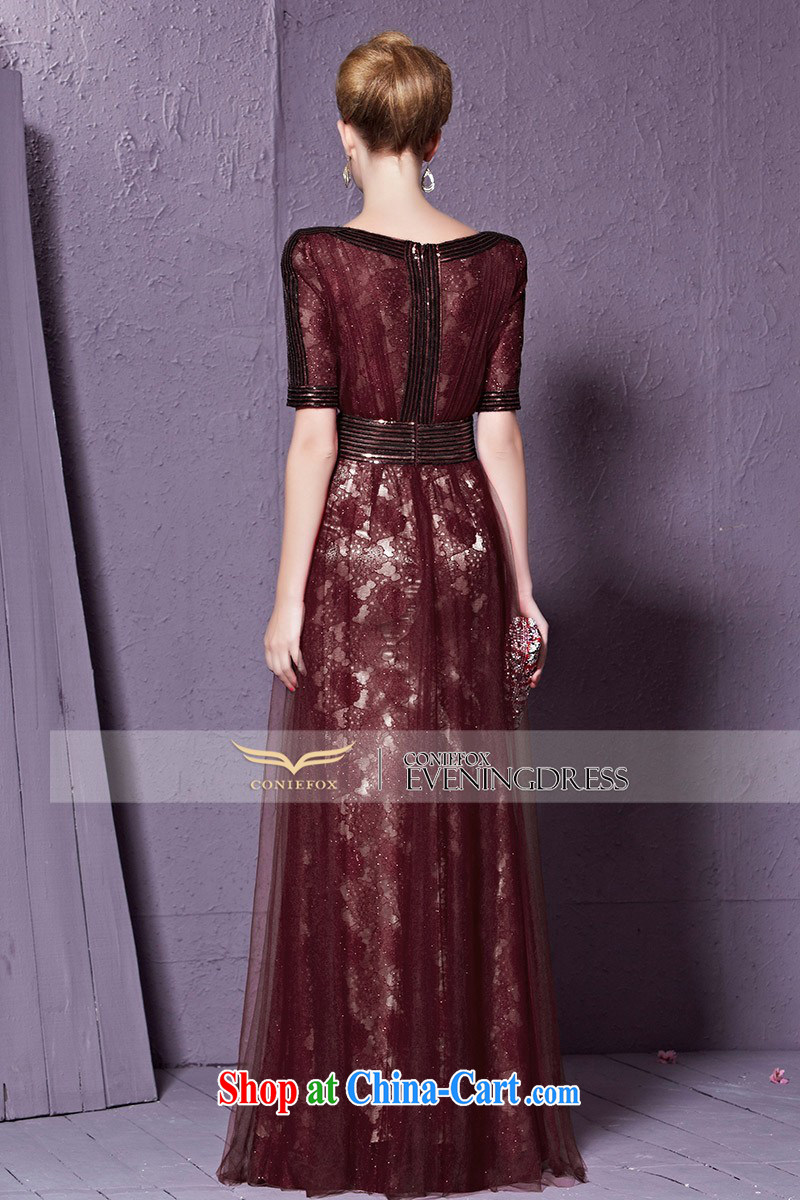 Creative Fox wine red bridal wedding dresses wedding toast service beauty long Graphics thin banquet dress wedding dresses welcome dress Evening Dress 30,958 wine red L pictures, price, brand platters! Elections are good character, the national distribution, so why buy now enjoy more preferential! Health