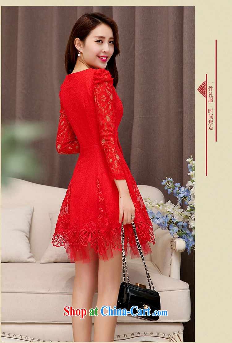 Cover Story 2015 Spring and Autumn lace wedding back doors, short dress show marriages toast bridesmaid dresses red XXL pictures, price, brand platters! Elections are good character, the national distribution, so why buy now enjoy more preferential! Health