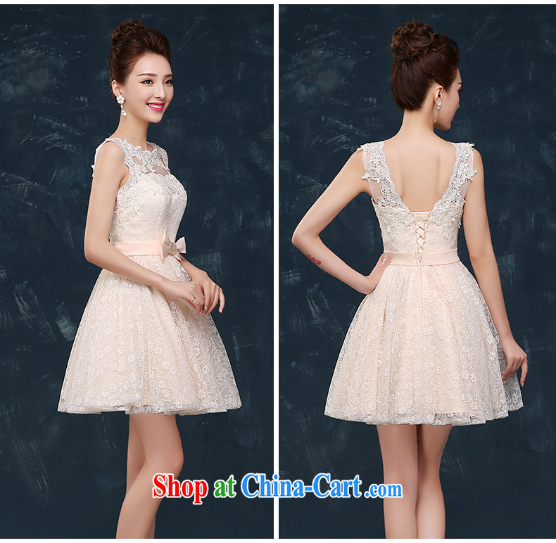 The Vanessa summer 2015 new bride toast clothing dress short dual shoulder strap pink bridesmaid dress dresses for wedding dresses small female white XXL pictures, price, brand platters! Elections are good character, the national distribution, so why buy now enjoy more preferential! Health