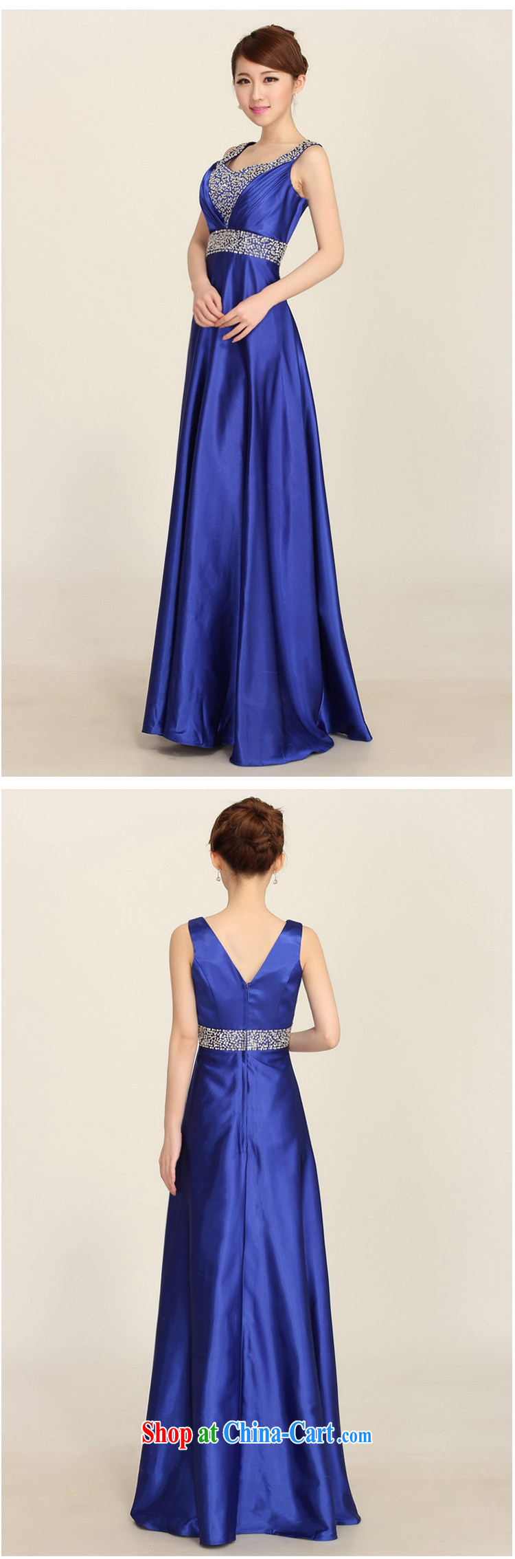 Long marriages bows dress shoulders nails Pearl bridesmaid Evening Dress multi-colored banquet with AL 150,672 royal blue XXL pictures, price, brand platters! Elections are good character, the national distribution, so why buy now enjoy more preferential! Health