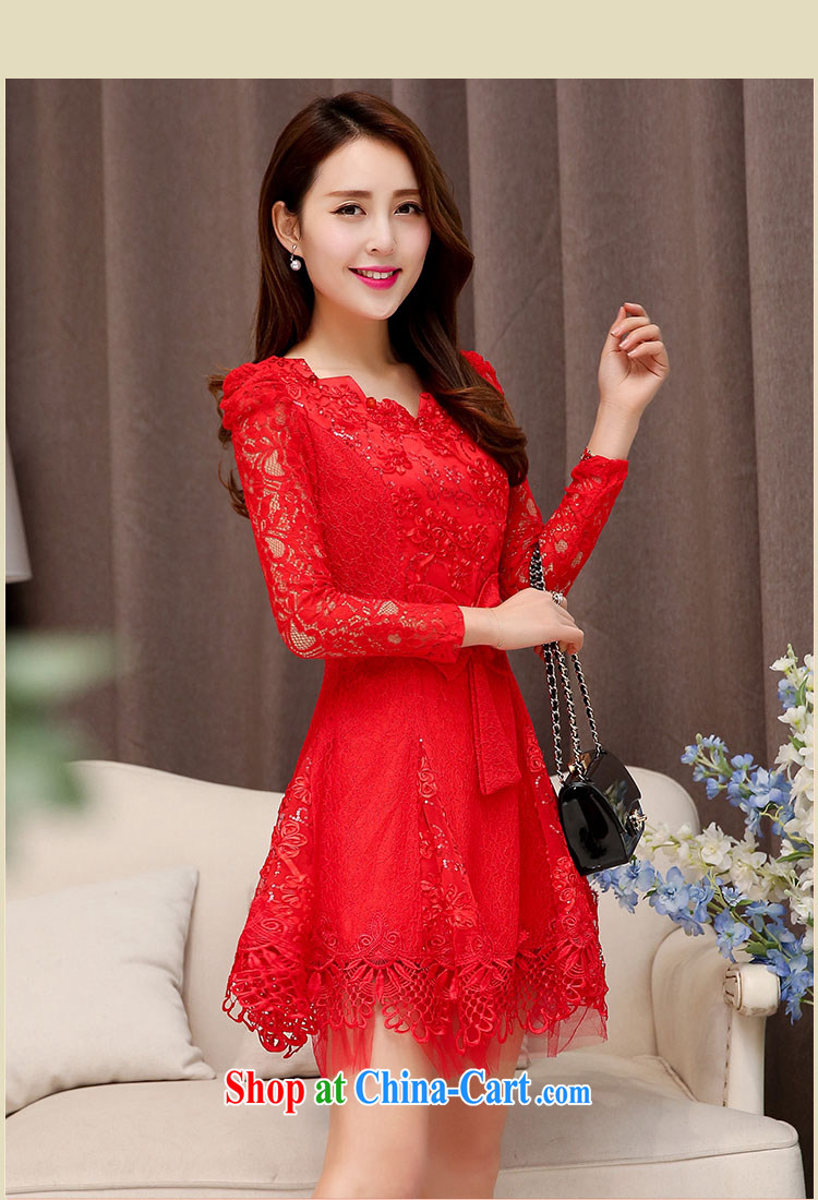 Cover Story 2015 Spring and Autumn lace wedding dresses back doors short Evening Dress wedding bride wedding toast bridesmaid dresses red XXL pictures, price, brand platters! Elections are good character, the national distribution, so why buy now enjoy more preferential! Health