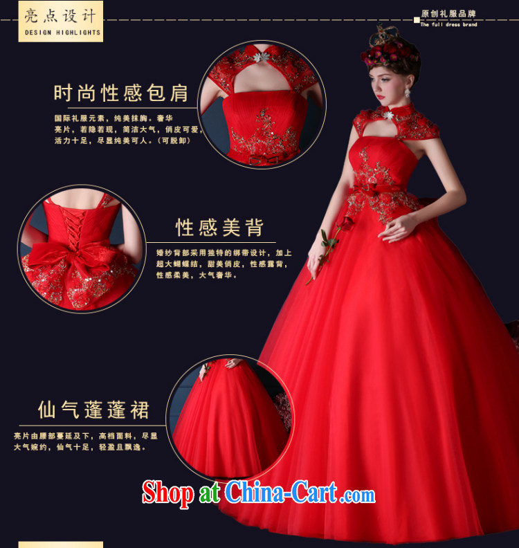 wedding dresses 2015 Korean version of the new, red erase chest long bridal toast serving graphics thin dress uniforms summer picture color L pictures, price, brand platters! Elections are good character, the national distribution, so why buy now enjoy more preferential! Health