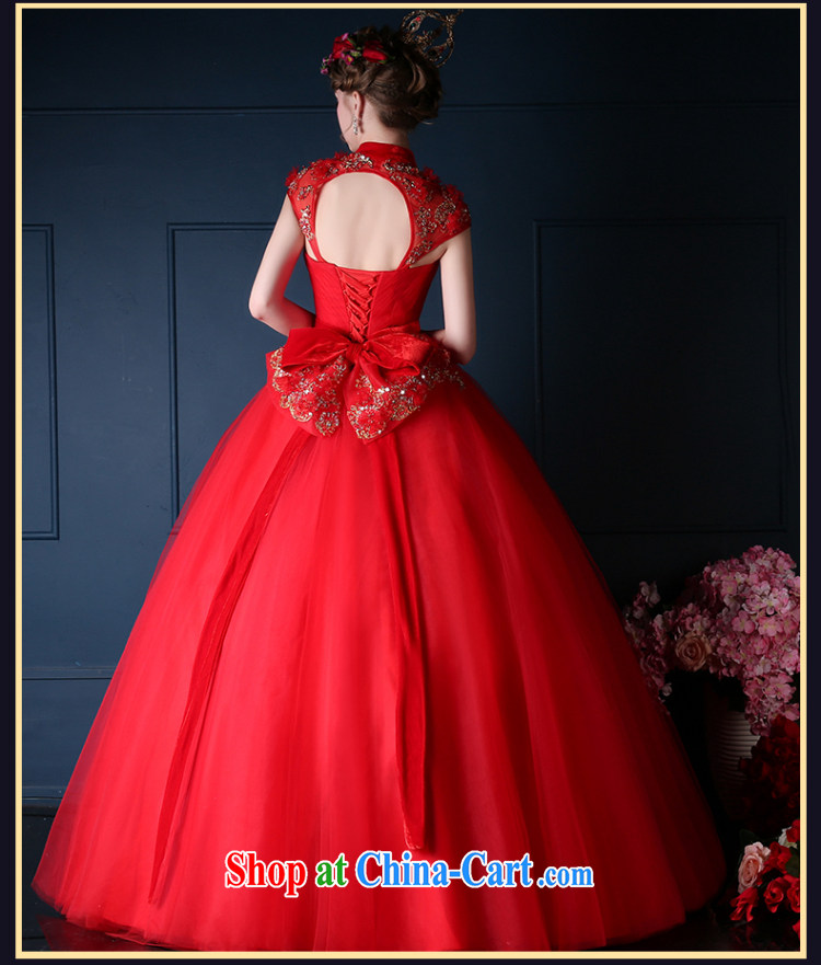 wedding dresses 2015 Korean version of the new, red erase chest long bridal toast serving graphics thin dress uniforms summer picture color L pictures, price, brand platters! Elections are good character, the national distribution, so why buy now enjoy more preferential! Health