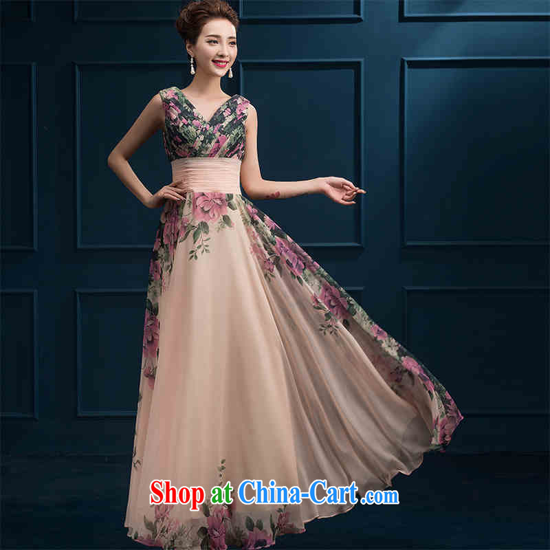 The Vanessa dress 2015 new summer double-shoulder dresses long strap dress sister dress party toast stage female evening dress red long XXL, Vanessa (Pnessa), online shopping
