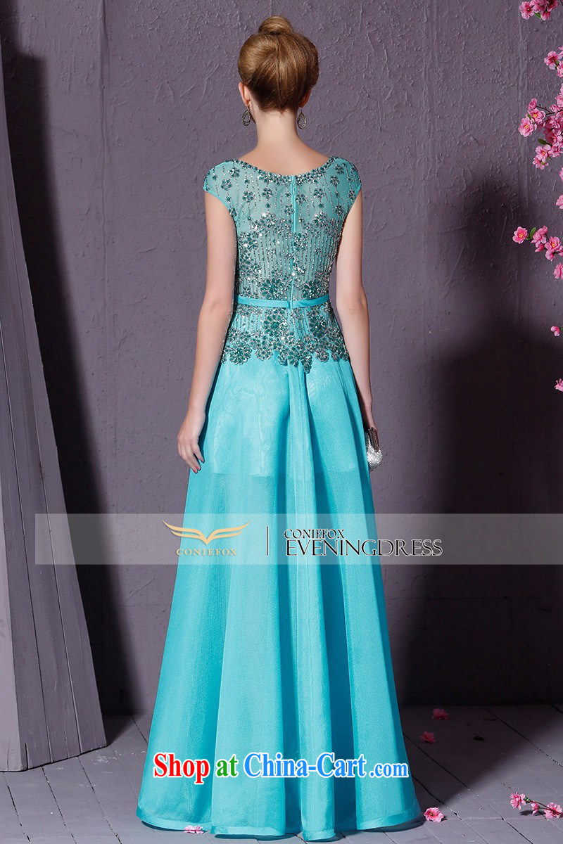Creative Fox blue package shoulder banquet dress stylish long lace, evening dress uniform toast the dress uniforms wedding hospitality service 82,196 blue XXL pictures, price, brand platters! Elections are good character, the national distribution, so why buy now enjoy more preferential! Health