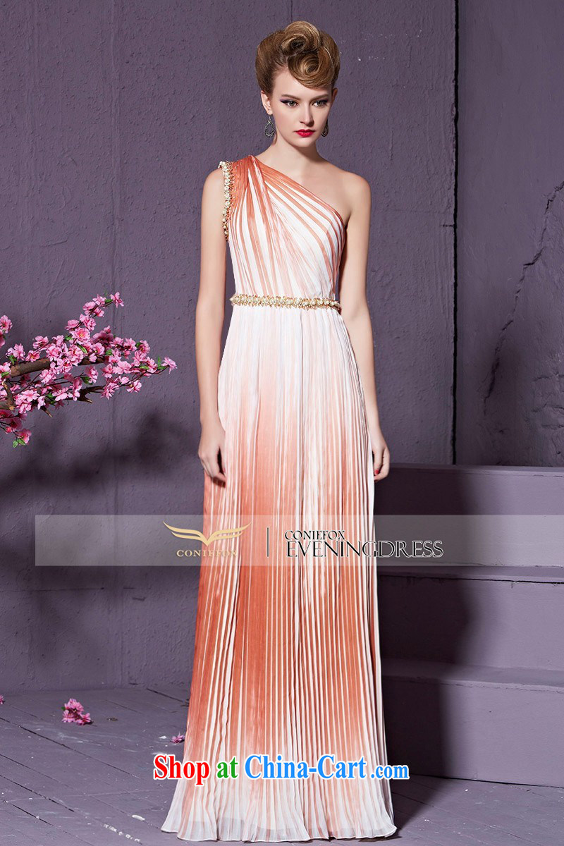 Creative Fox stylish single shoulder dress banquet staple Pearl River night toast with his bride's wedding dress long cultivating bridesmaid dress wedding dress courtesy service 82,206 picture color XXL pictures, price, brand platters! Elections are good character, the national distribution, so why buy now enjoy more preferential! Health