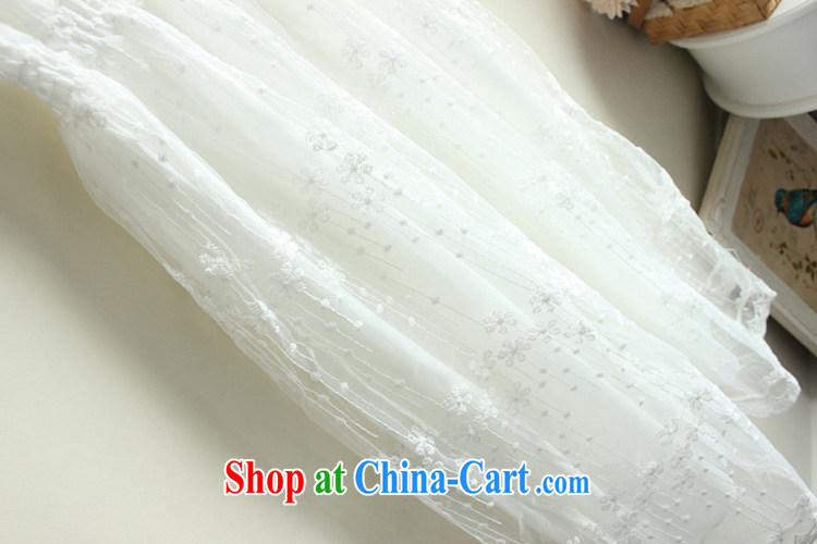 The Sang-mi 2015 retro sweet full lace Princess fairy dress dress bridesmaid dress in long skirts beauty short-sleeved suits skirt A 2154 white M pictures, price, brand platters! Elections are good character, the national distribution, so why buy now enjoy more preferential! Health