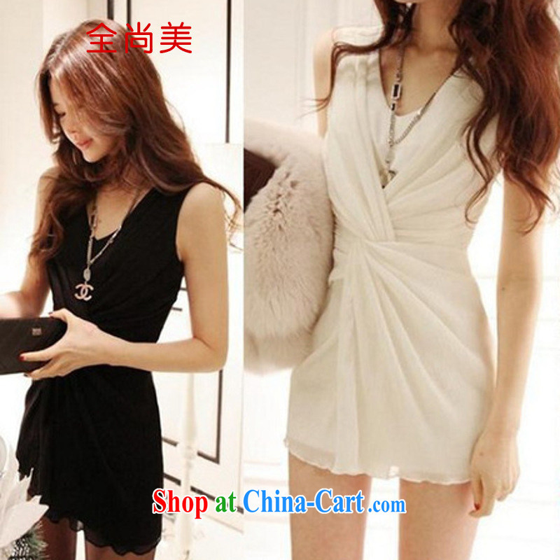 Yet the United States 2015 new clothing package and cultivating small dress dress bridesmaid dress package tight sexy dress A 2154 white L, the Sang-mi (QUANSHANGMEI), online shopping