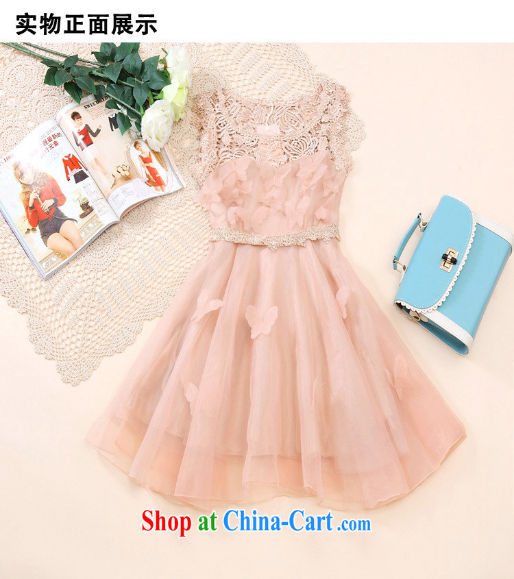 The Sang-mi 2015 Korean lace European root dress shaggy dress Princess dress sleeveless bridesmaid dresses small A dress 2145 pink L pictures, price, brand platters! Elections are good character, the national distribution, so why buy now enjoy more preferential! Health