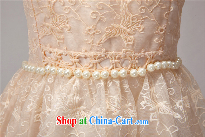 Yet the United States 2015 summer staple pearl cultivation Princess skirt dress champagne color erase chest bridesmaid sister serving as small dress A 1245 pink M pictures, price, brand platters! Elections are good character, the national distribution, so why buy now enjoy more preferential! Health