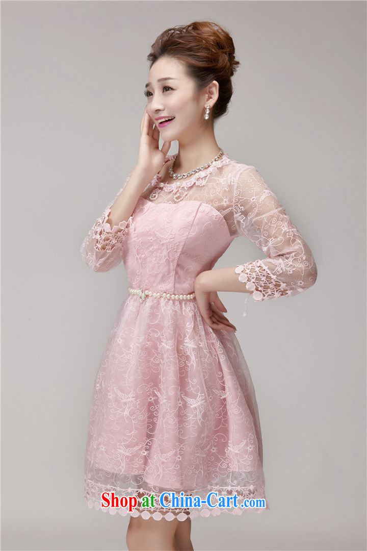 Yet the United States 2015 summer staple pearl cultivation Princess skirt dress champagne color erase chest bridesmaid sister serving as small dress A 1245 pink M pictures, price, brand platters! Elections are good character, the national distribution, so why buy now enjoy more preferential! Health