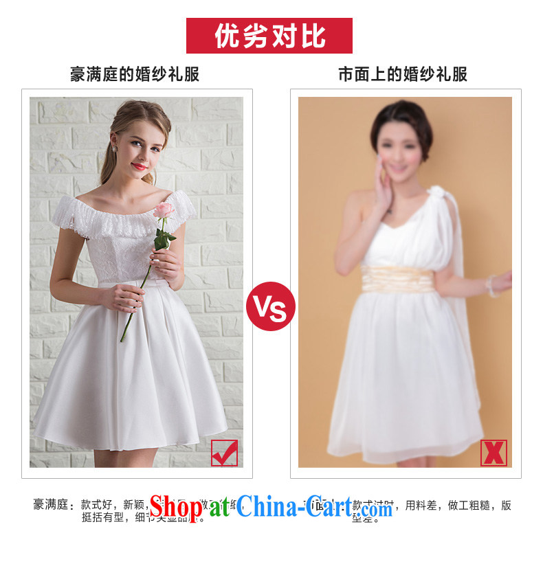 Evening Dress summer short, 2015 new toast one field shoulder bridesmaid Service Bridal wedding banquet the betrothal Back Door Service White XL pictures, price, brand platters! Elections are good character, the national distribution, so why buy now enjoy more preferential! Health