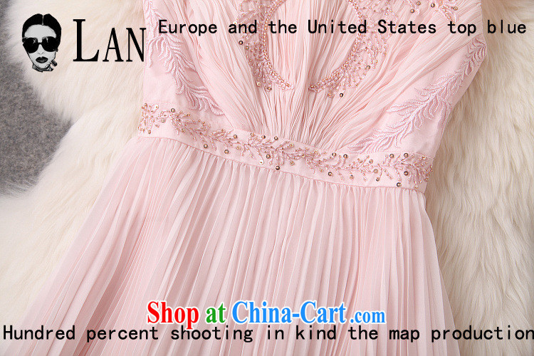Love Yan Babe (Axbaby) spring and summer new European and American luxury fashion and the Pearl River Delta (PRD 100 hem hem beauty dress dresses T 2881 pink 8 pictures, price, brand platters! Elections are good character, the national distribution, so why buy now enjoy more preferential! Health