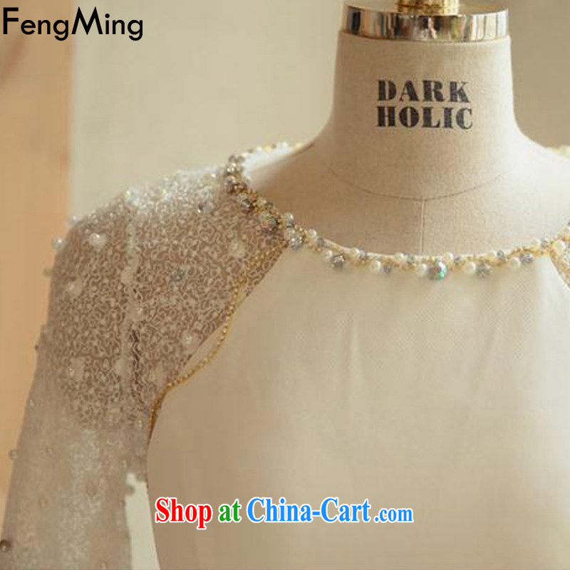 Abundant Ming 2015 aura of Yuan stars with dress skirt Web yarn staple Pearl full drill hook flower Openwork lace 7 cuff two dress picture color, abundant Ming (FengMing), online shopping