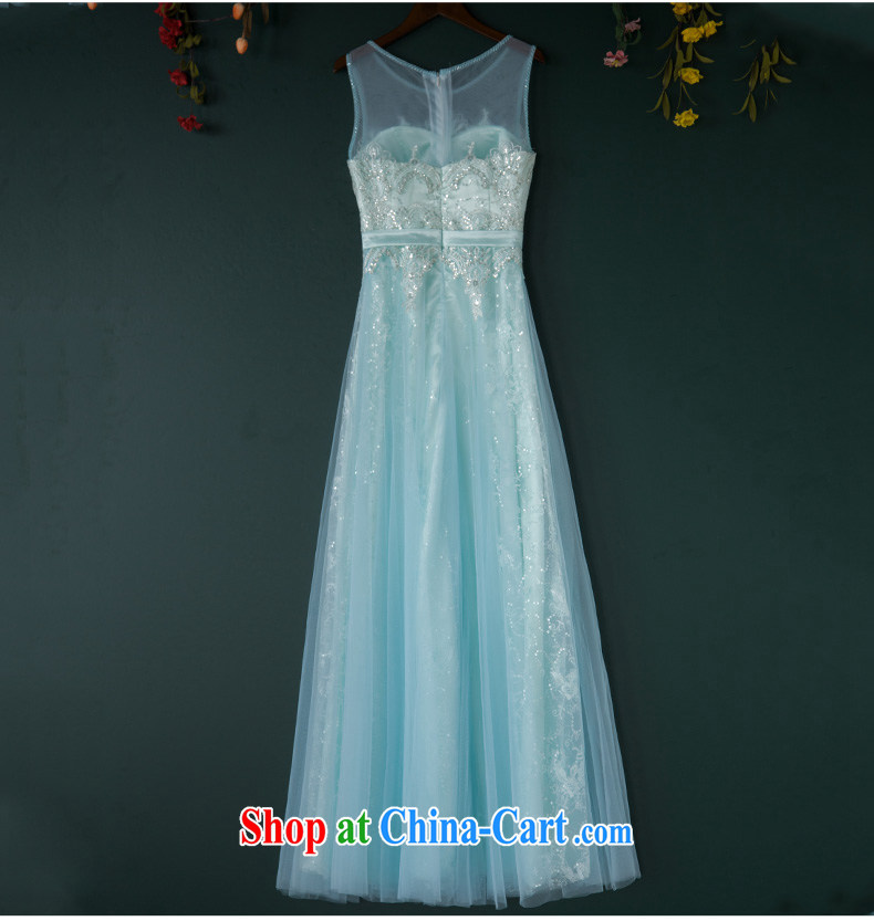 Evening Dress long, summer 2015 new bride toast service banquet hosted dress dresses wedding bridesmaid clothing female Ice Blue XL pictures, price, brand platters! Elections are good character, the national distribution, so why buy now enjoy more preferential! Health