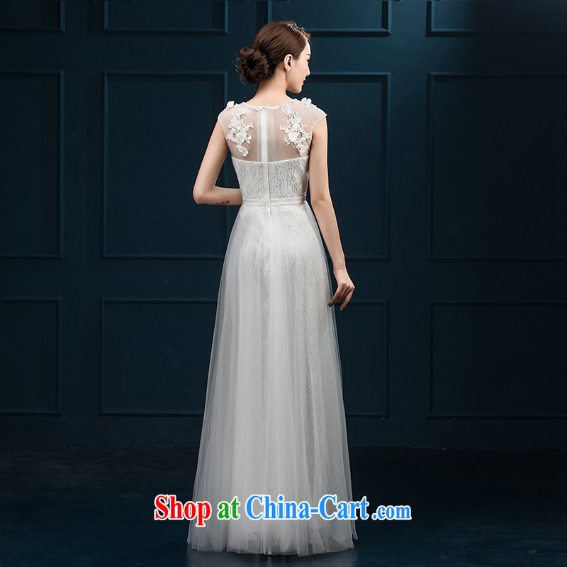 Summer 2015 new Korean version double-shoulder-length, the code graphics thin toast Service Bridal wedding banquet dress uniform performance Light Gray made no return, no embroidery bridal, shopping on the Internet