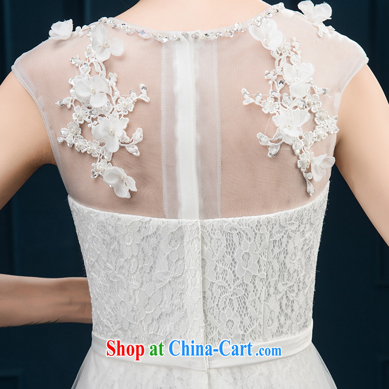 Summer 2015 new Korean version double-shoulder-length, the code graphics thin toast Service Bridal wedding banquet dress uniform performance Light Gray made no return, no embroidery bridal, shopping on the Internet